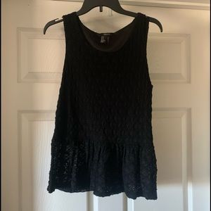 Forever lace tank top